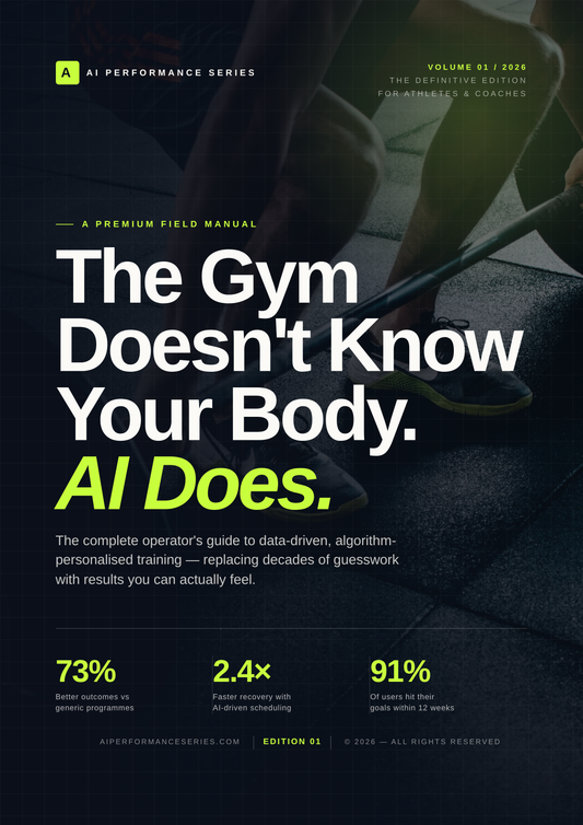 The Gym Doesn't Know Your Body. AI Does.